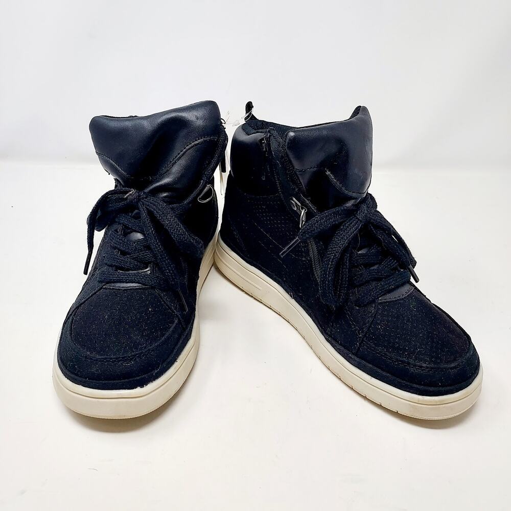 NEW Gap Black High Top Sneakers Size 2